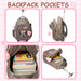 Mochila con ruedas para niñas con ruedas para estudiantes de primaria, mochila de mano - Quierox - Tienda Online