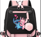 Mochila de moda estilo anime de stitch cosplay para portátil de niños - Quierox - Tienda Online