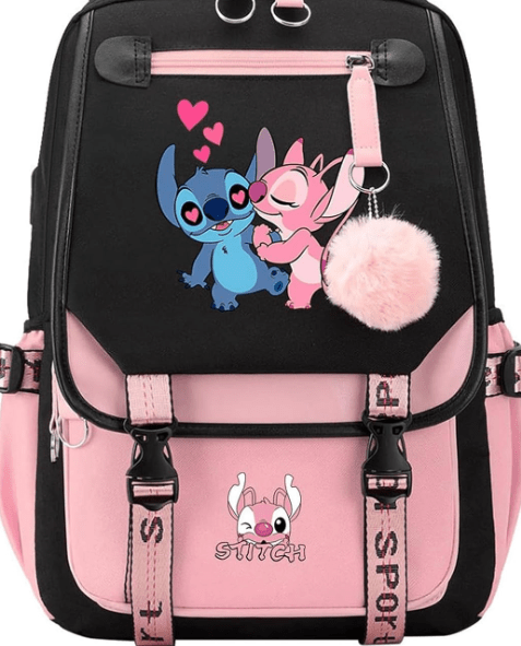 Mochila de moda estilo anime de stitch cosplay para portátil de niños - Quierox - Tienda Online