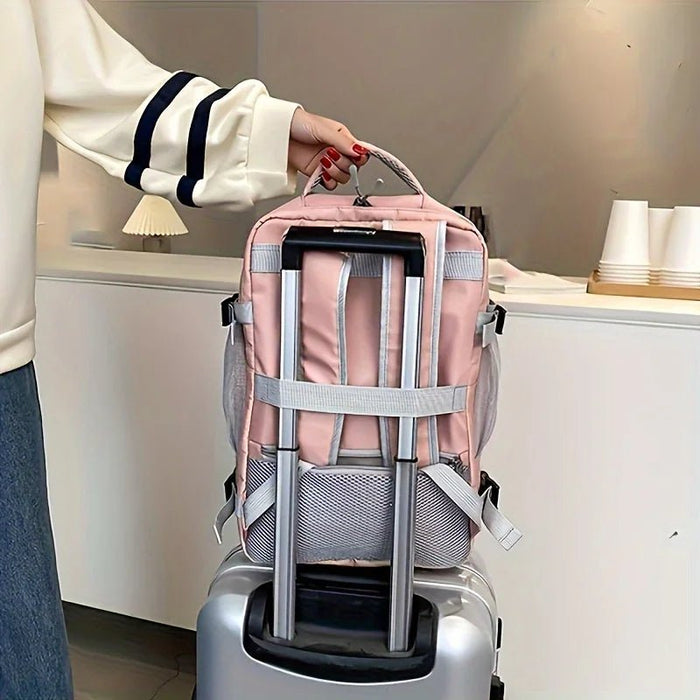 Mochila de viaje para mujer de gran capacidad, impermeable - Quierox - Tienda Online