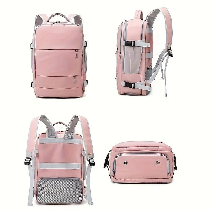 Mochila de viaje para mujer de gran capacidad, impermeable - Quierox - Tienda Online