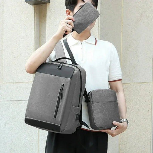 Mochila de viaje para portátil mochila grande unisex mochila con bandolera y monedero - Quierox - Tienda Online