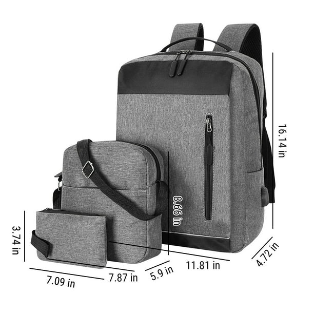Mochila de viaje para portátil mochila grande unisex mochila con bandolera y monedero - Quierox - Tienda Online