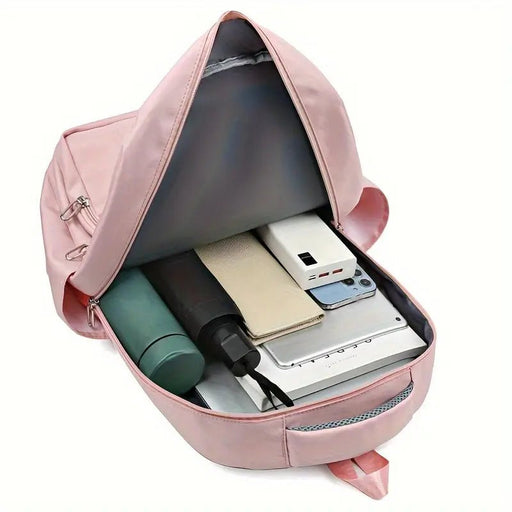 Mochila Escolar Unicolor, Minimalista, Versátil Y Práctica - Quierox - Tienda Online