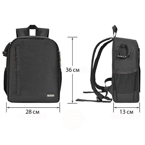 Mochila fotográfica CADEN D6 - M - Negra - Quierox - Tienda Online
