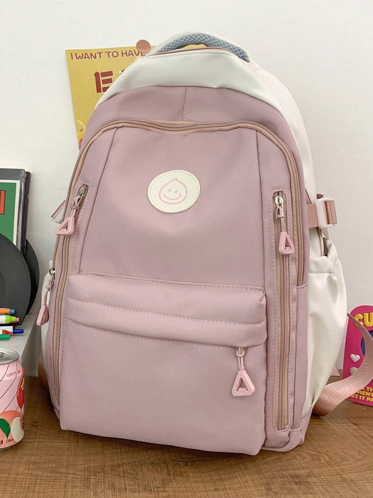 Mochila ligera y portátil antirrobo para estudiantes, con diseño de múltiples bolsillos - Quierox - Tienda Online