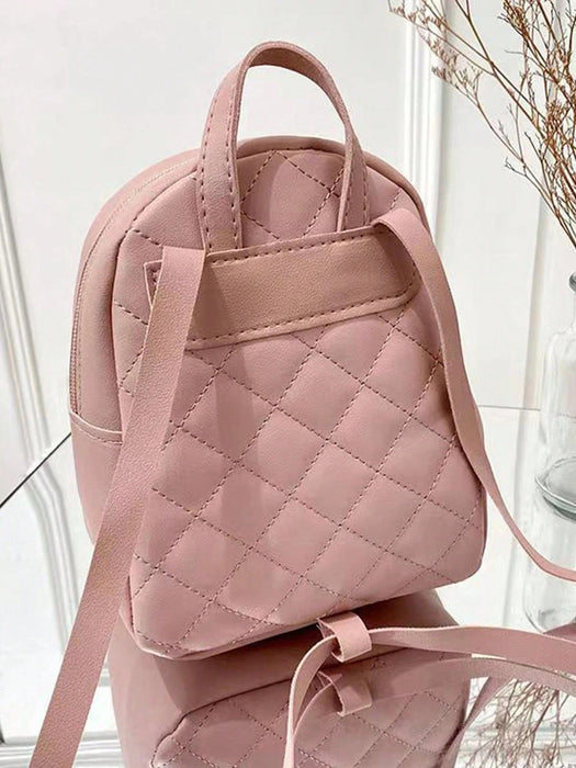 Mochila pequeña para mujer de PU, bolso cruzado multifuncional - Quierox - Tienda Online