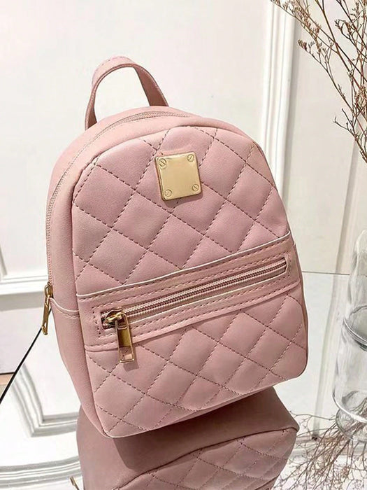 Mochila pequeña para mujer de PU, bolso cruzado multifuncional - Quierox - Tienda Online