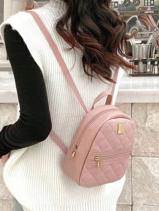 Mochila pequeña para mujer de PU, bolso cruzado multifuncional - Quierox - Tienda Online