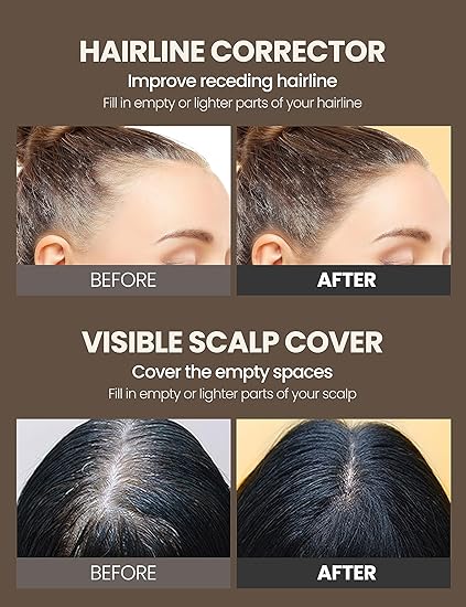 MODAMODA Pro - Change Hair Cover Stick – Edición de dispensación(2 marrón oscuro, 0.12 onzas) - Quierox - Tienda Online