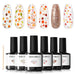 modelones Juego de esmaltes de uñas de gel con purpurina, 6 colores - Quierox - Tienda Online