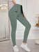 Modelyn Leggings ajustados con cordón y estampado de letras para mujer - Quierox - Tienda Online