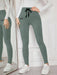 Modelyn Leggings ajustados con cordón y estampado de letras para mujer - Quierox - Tienda Online