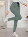 Modelyn Leggings ajustados con cordón y estampado de letras para mujer - Quierox - Tienda Online
