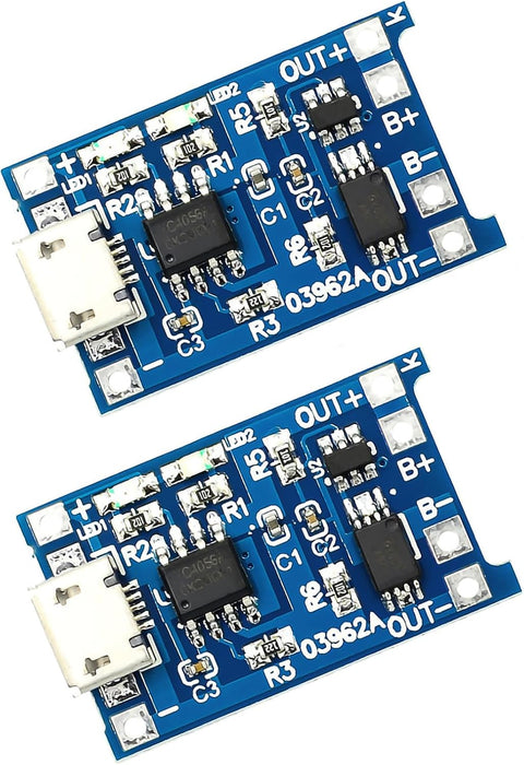 Módulo de carga tp4056 5 V miniUSB 1A 03962A placa de carga de litio - Quierox - Tienda Online