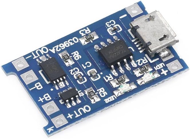 Módulo de carga tp4056 5 V miniUSB 1A 03962A placa de carga de litio - Quierox - Tienda Online