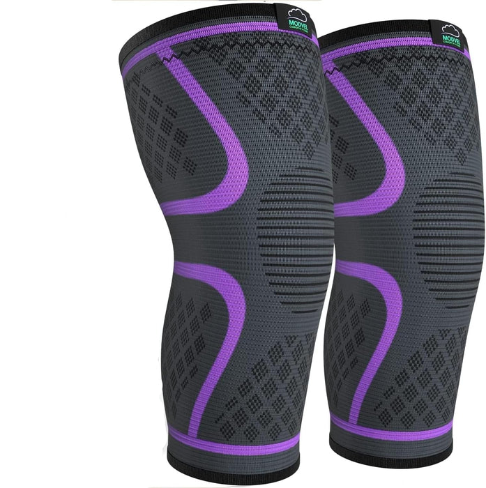MODVEL Juego de 2 rodilleras | Mangas de compresión para hombres y mujeres - Quierox - Tienda Online