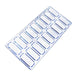 Molde acrílico para chocolate x18 - Quierox - Tienda Online