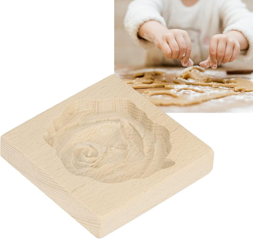 Molde de madera, madera tallada con galletas, fácil de liberar, talladas para hornear - Quierox - Tienda Online