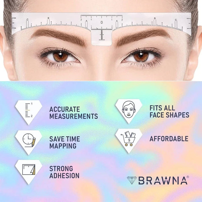Molde para cejas, plantilla desechable para micro lifting de cejas, maquillaje de tatuaje - Quierox - Tienda Online
