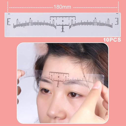 Molde para cejas, plantilla desechable para micro lifting de cejas, maquillaje de tatuaje - Quierox - Tienda Online