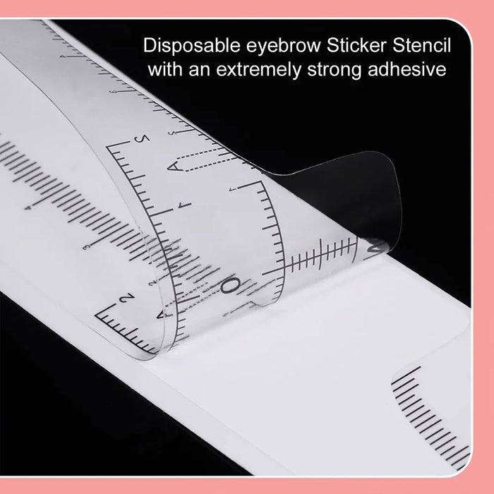 Molde para cejas, plantilla desechable para micro lifting de cejas, maquillaje de tatuaje - Quierox - Tienda Online