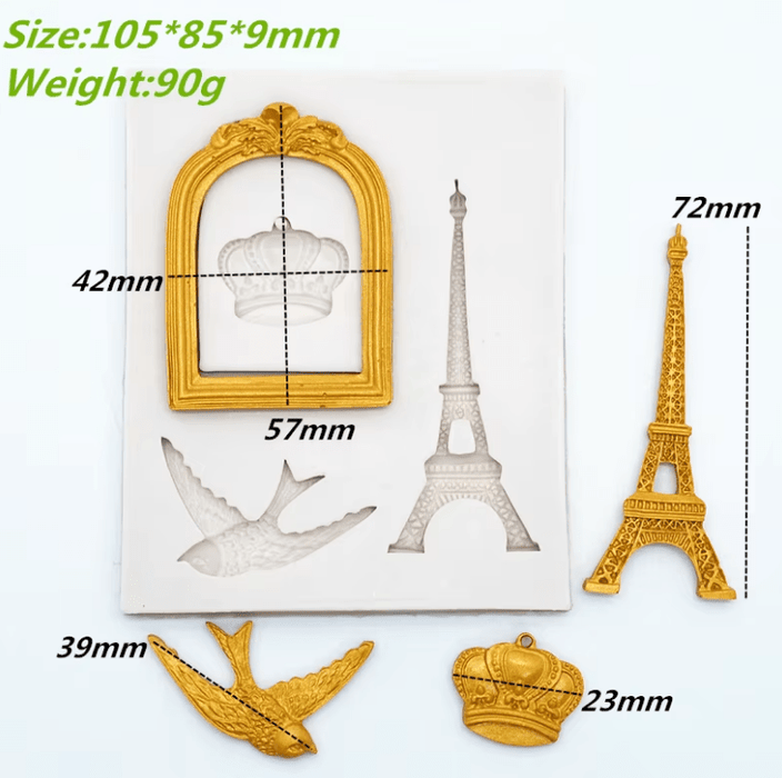 Moldes de Fondant de Chocolate, accesorios de decoración de encaje de postre - Quierox - Tienda Online