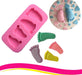 Moldes de silicona para hornear forma de pie - Quierox - Tienda Online