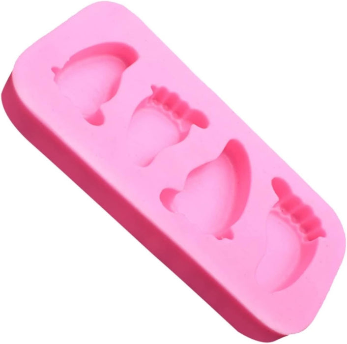 Moldes de silicona para hornear forma de pie - Quierox - Tienda Online