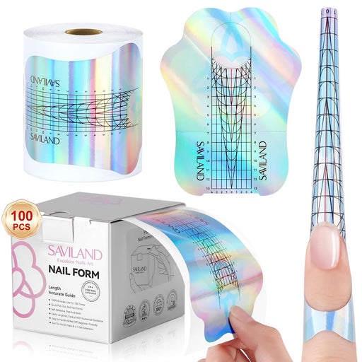 Moldes reutilizables para uñas de larga duración de Saviland: Moldes para uñas de gel polivinílico - Quierox - Tienda Online