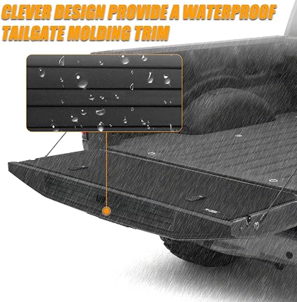Moldura de portón trasero RANSOTO compatible con Ford F150 F-150 2015-2020 - Quierox - Tienda Online