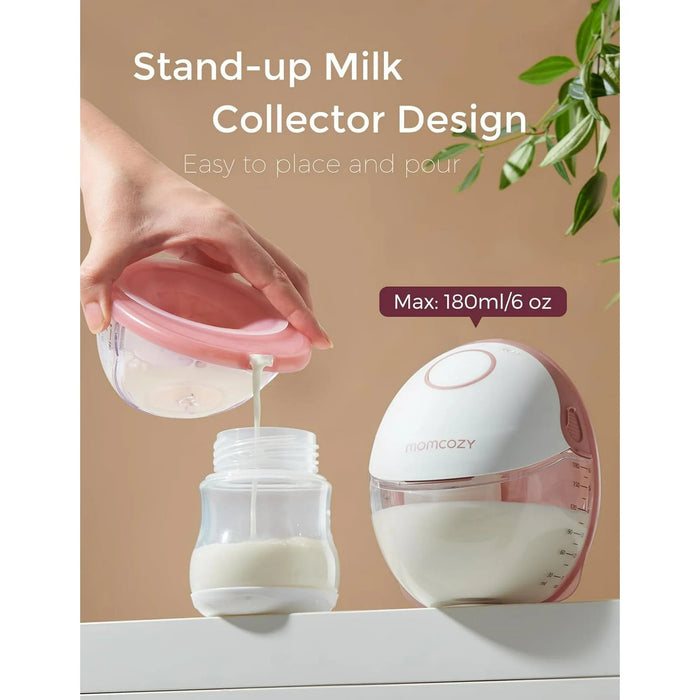 Momcozy Extractor de leche manos libres estilo móvil M6 paquete de 2, color gris - Quierox - Tienda Online