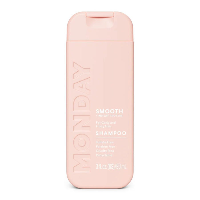 Monday Champú SMOOTH para cabello rizado y encrespado con proteína de trigo, travel size, 3oz - Quierox - Tienda Online