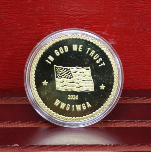 Moneda 2024 In God We Trust Donald Trump TRB de 1,75 - Quierox - Tienda Online