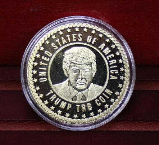 Moneda 2024 In God We Trust Donald Trump TRB de 1,75 - Quierox - Tienda Online