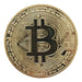 Moneda de coleccion Bitcoin Física en Oro - Quierox - Tienda Online