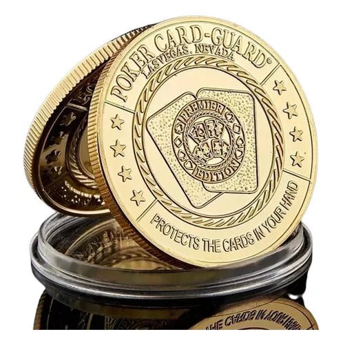 Moneda Poker Protector De Cartas Texas Hold'em En Capsula - Quierox - Tienda Online