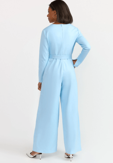 Mono de manga larga con cinturón de punto - Quierox - Tienda Online