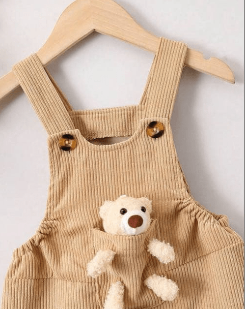 Mono enterizo para bebé niño con osito de peluche - Quierox - Tienda Online