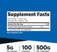 Monohidrato de creatina Nutricost, 100 porciones, 0,18 oz por porción - Quierox - Tienda Online