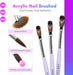 Monómero acrílico líquido Saviland de 240 ml con 3 pinceles para aplicación en kit de uñas - Quierox - Tienda Online