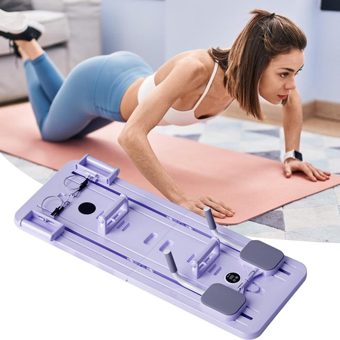 Monopatín de pilates versátil, tabla de reformar Pilates plegable, Equipo deslizante abdominal - Quierox - Tienda Online