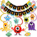 Monster Bash Decoraciones para fiesta de cumpleaños de y pancarta colgante, al azar - Quierox - Tienda Online