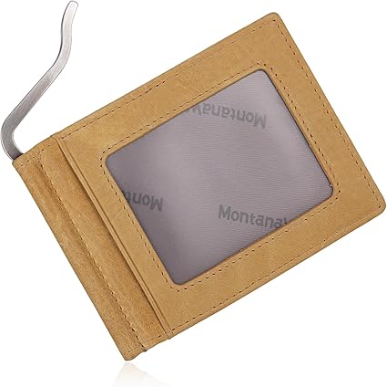 Montana West Tarjetero RFID de cuero para hombres - Quierox - Tienda Online