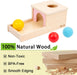 Montessori Caja de permanencia de objetos con bandeja de tres bolas - Quierox - Tienda Online