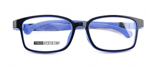 Montura de gafas cuadradas para niños y niñas, lentes ópticas flexibles de silicona - Quierox - Tienda Online