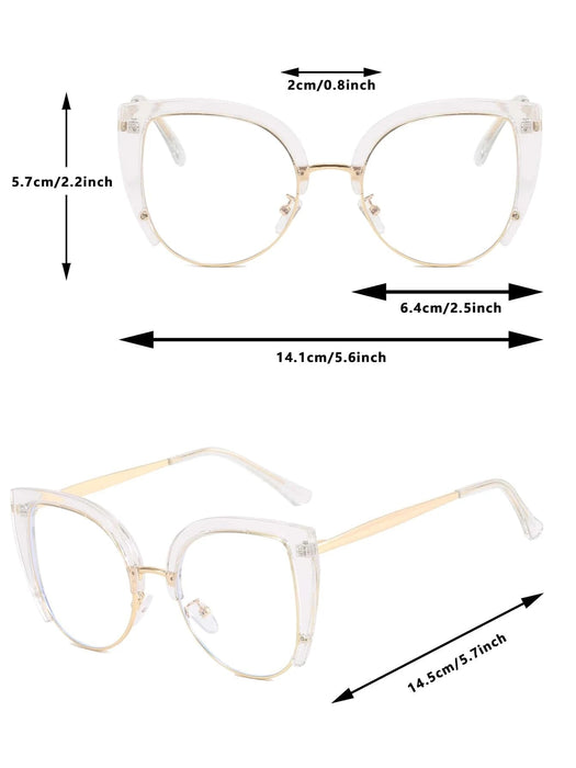 Montura de gafas estilo ojo de gato, estilo europeo y americano, modernas - Quierox - Tienda Online
