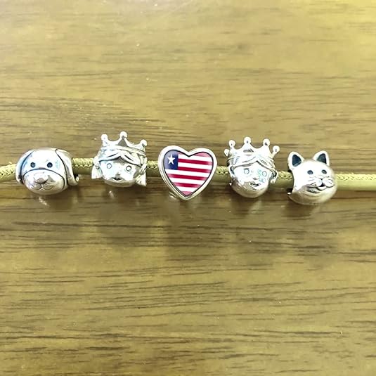 Mootael Charm de corazón de bandera colombiana - Quierox - Tienda Online