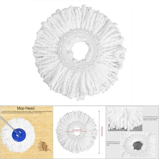 Mopa cabezal de microfibra giratorio de 360 - Quierox - Tienda Online