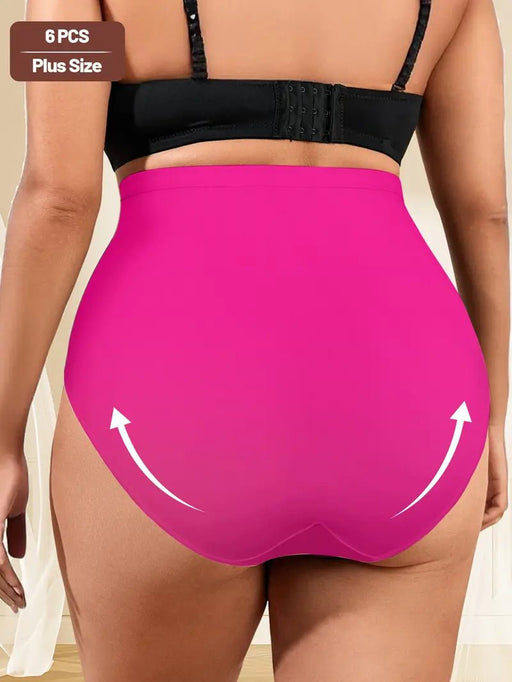 MORELECT Paquete de 5 Bragas de Control de Abdomen de Cintura Alta colores aleatorios - Quierox - Tienda Online